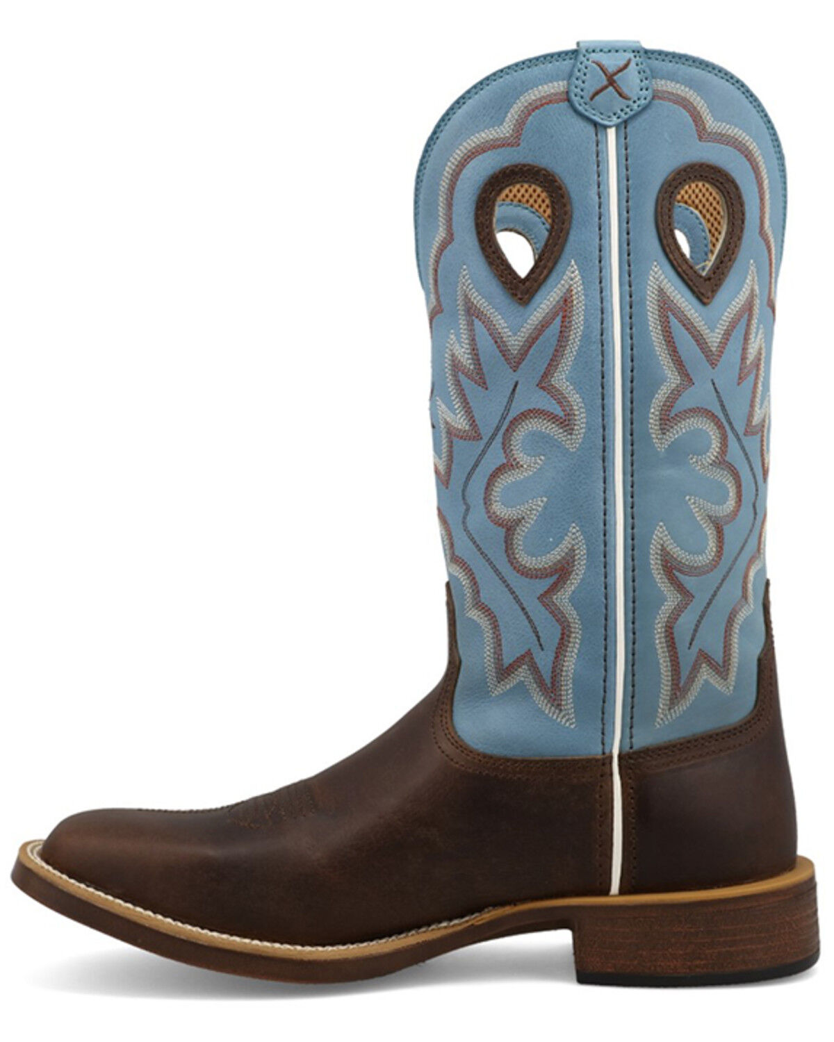 Image #3 - Twisted X Men's Top Hand Tall Western Boots - Broad Square Toe, Dark Brown, hi-res