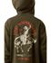 Image #3 - Ariat Boys' Rodeo Logo Graphic Hooded Sweatshirt, Green, hi-res
