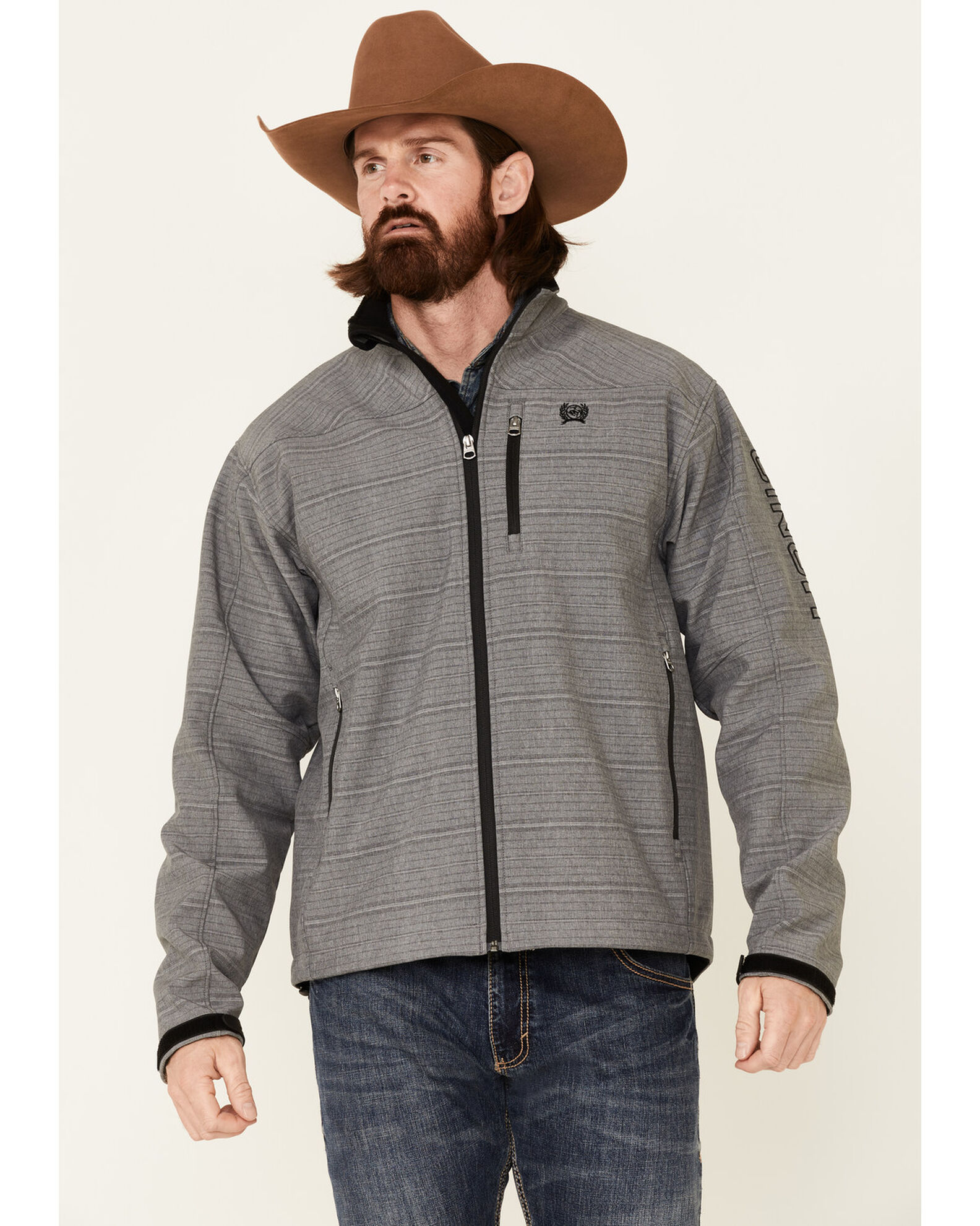 Cinch zip up jacket shop