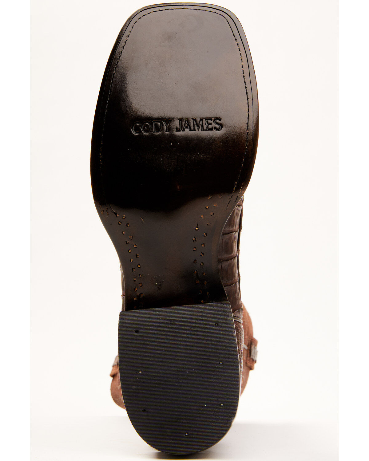 Image #7 - Cody James Men's Grasso Exotic Caiman Skin Western Boots - Broad Square Toe, , hi-res