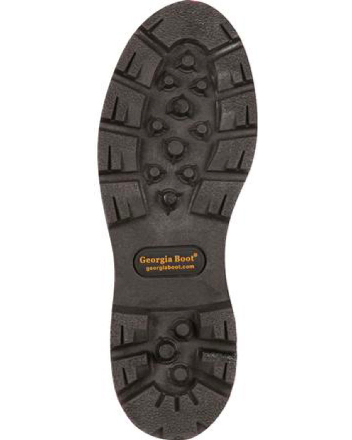 Image #5 - Georgia Men's 6" Lace Up Work Boots, Brown, hi-res