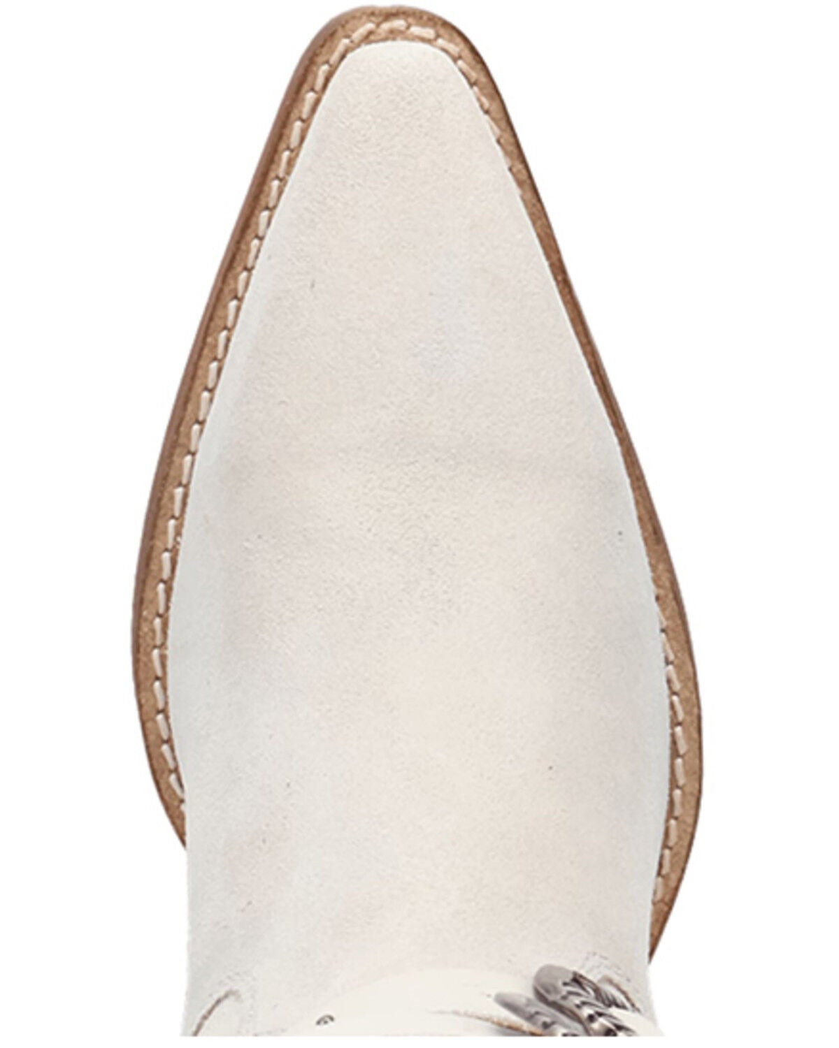 Image #6 - Dingo Women's Buck Wild Suede Tall Western Boots - Round Toe, White, hi-res