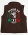 Image #3 - Cowboy Hardware Toddler Boys' Hecho en Mexico Softshell Vest, Brown, hi-res