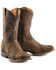 Image #1 - Tin Haul Men's Dream Weaver Bronc Rider Western Boots - Broad Square Toe, Tan, hi-res