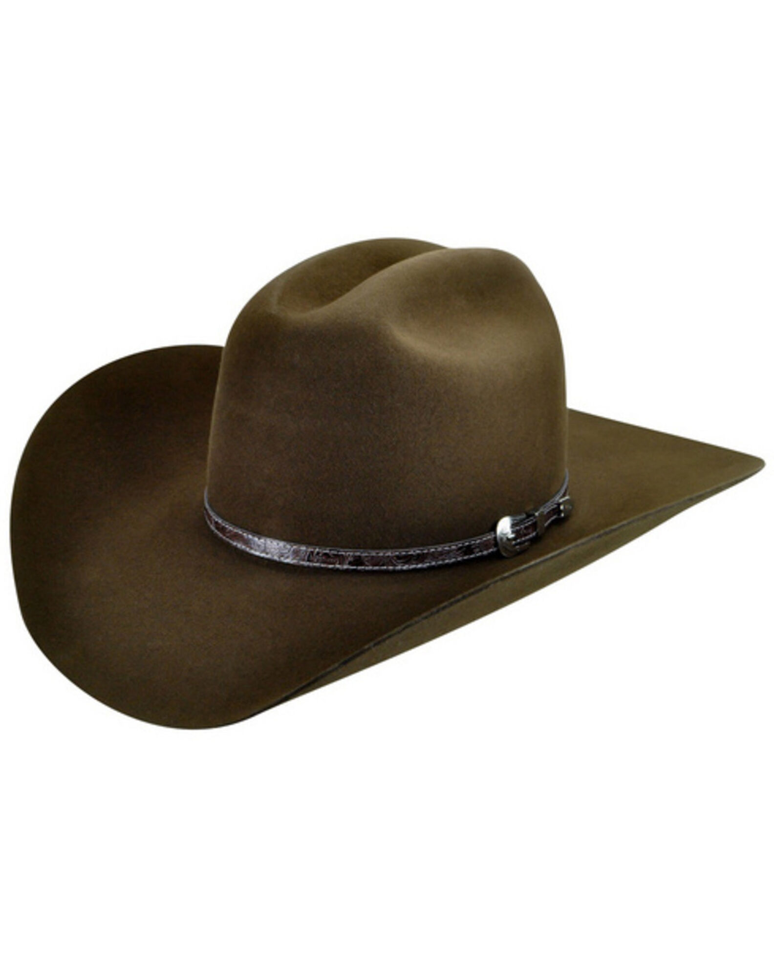 Image #1 - Bailey Men's Roderick 3X Premium Wool Felt Cowboy Hat, Brown, hi-res