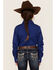 Image #4 - Shyanne Girls' Fringe Long Sleeve Western Snap Shirt, , hi-res