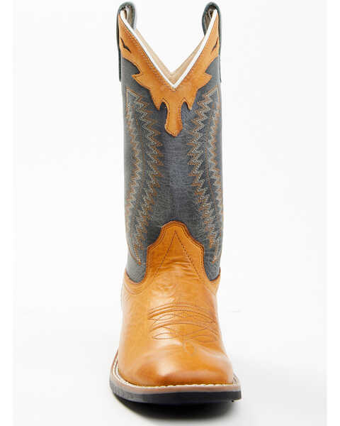 Cody James Boys' Barnwood Western Boots - Square Toe, Brown, hi-res