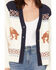 Image #3 - Idyllwind Women's Hayden Horse Icon Cardigan, Khaki, hi-res