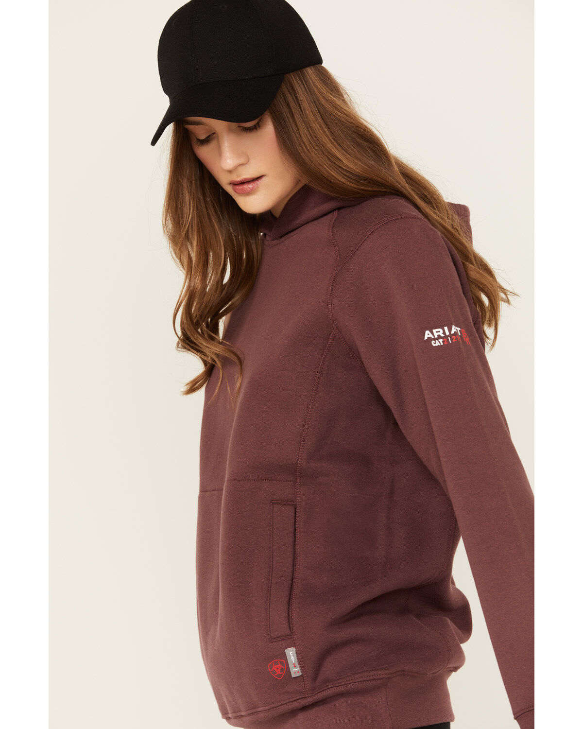 Image #2 - Ariat Women's FR Rev Pullover Hoodie, , hi-res