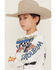 Image #2 - Wrangler® x Hot Wheels™ Boys' Rodeo Crew Neck Sweatshirt, White, hi-res