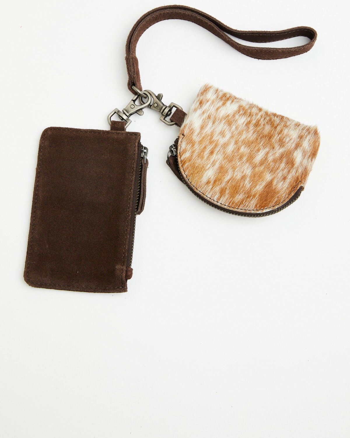 Image #2 - Shyanne Women's Ruthie Hair-On Wallet Set - 3 Piece, Brown, hi-res