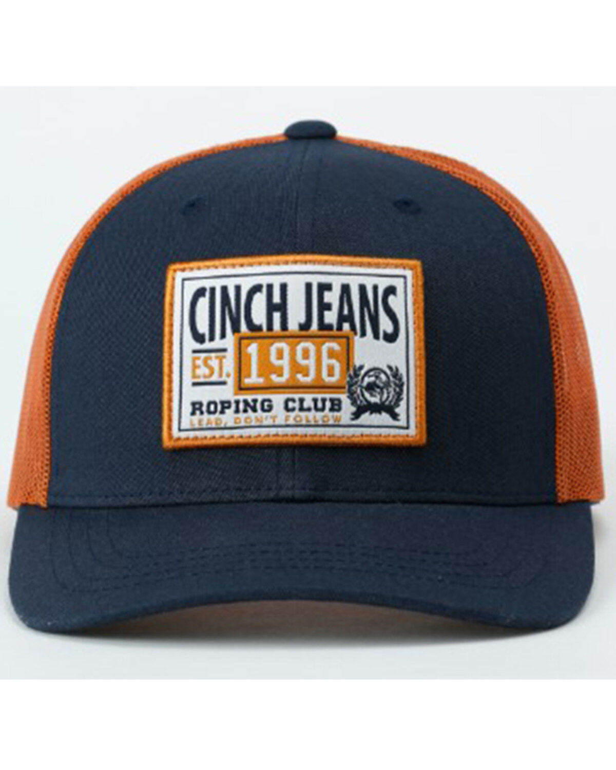 Image #3 - Cinch Men's Roping Club Ball Cap, Navy, hi-res