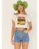 Levi's Women's Badlands Graphic Jordie Cropped Tee, White, hi-res