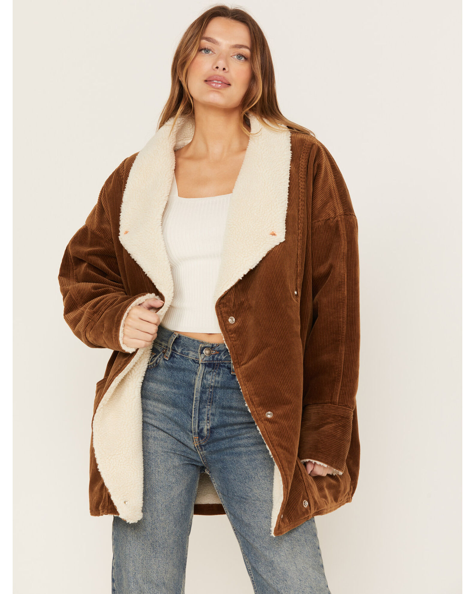 Wrangler Women's Corduroy Ranch Coat | Boot Barn