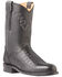 Image #2 - El Dorado Men's Handmade Caiman Belly Roper Boots - Medium Toe, , hi-res