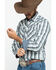 Image #4 - Wrangler Retro Men's Large Ombre Plaid Long Sleeve Western Shirt , Black, hi-res
