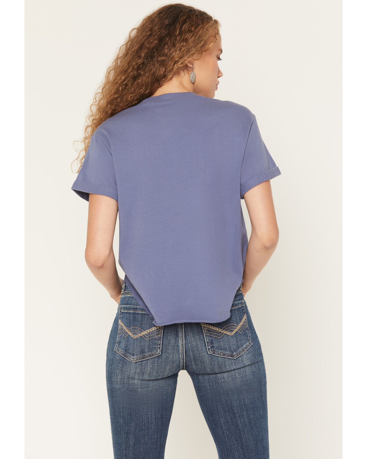 Image #4 - Idyllwind Women's I Know I'm A Handful Short Sleeve Graphic Tee, Dark Blue, hi-res