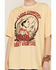 Country Deep Women's I Was Country When It Wasn't Cool Oversized Graphic Tee, Yellow, hi-res