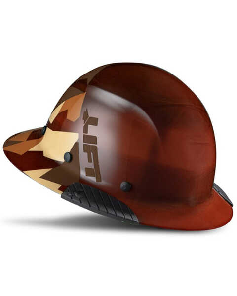 Lift Safety Dax Fifty/50 Desert Camo Full Brim Hard Hat , Brown, hi-res