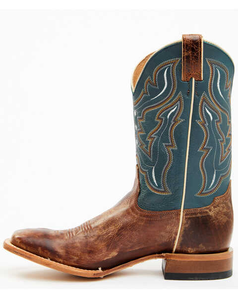 Image #6 - Cody James® Men's Square Toe Western Boots, Navy, hi-res