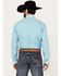 Image #4 - Stetson Men's Geo Print Long Sleeve Button Down Western Shirt, Turquoise, hi-res