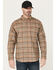 Image #1 - Ariat Men's FR Dean Plaid Print Long Sleeve Button-Down Work Shirt, Khaki, hi-res