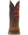 Image #4 - Durango Men's Maverick Waterproof Western Work Boots - Composite Toe, Brown, hi-res