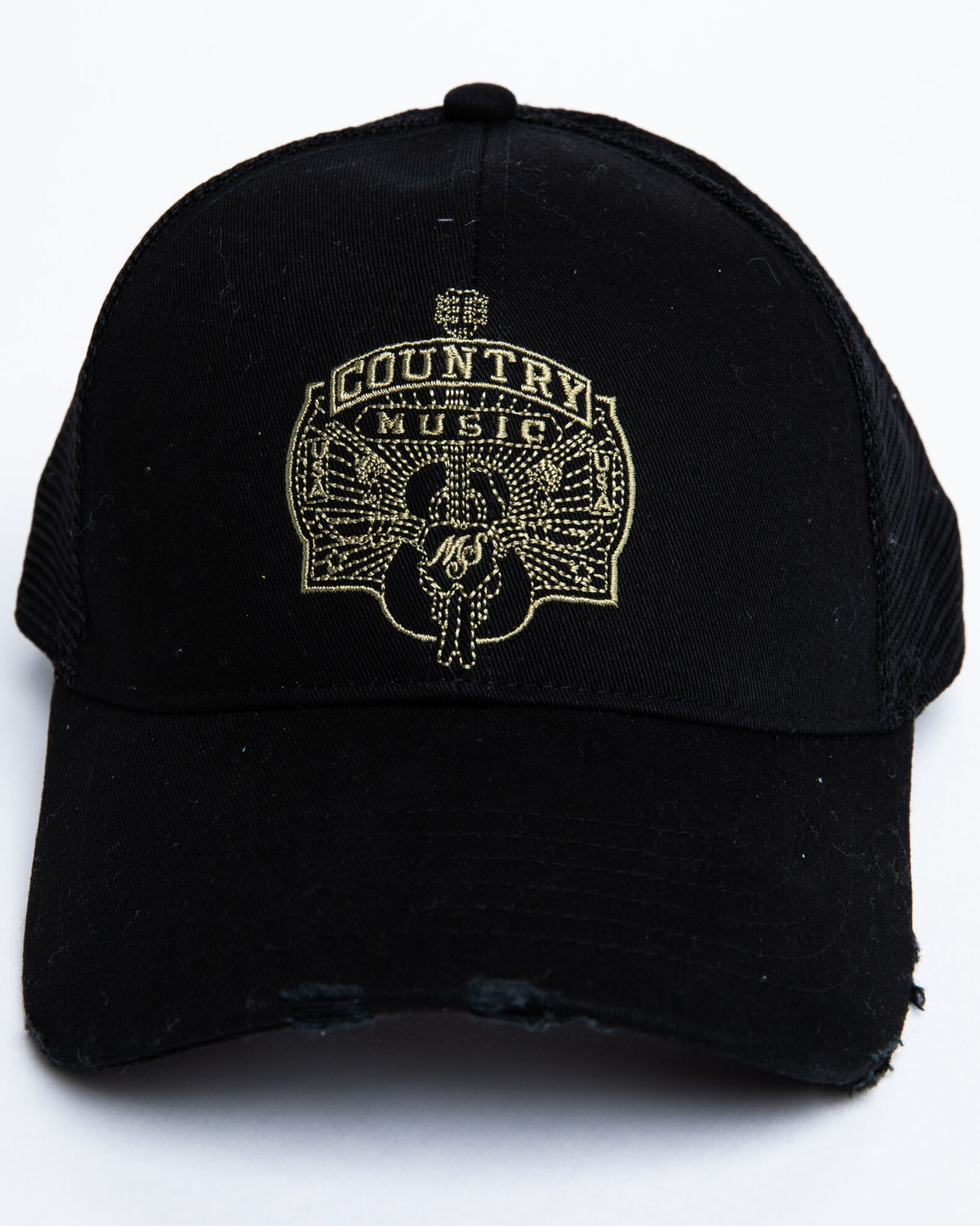 Image #4 - Moonshine Spirit Men's Country Music Guitar Embroidered Ball Cap, Black, hi-res