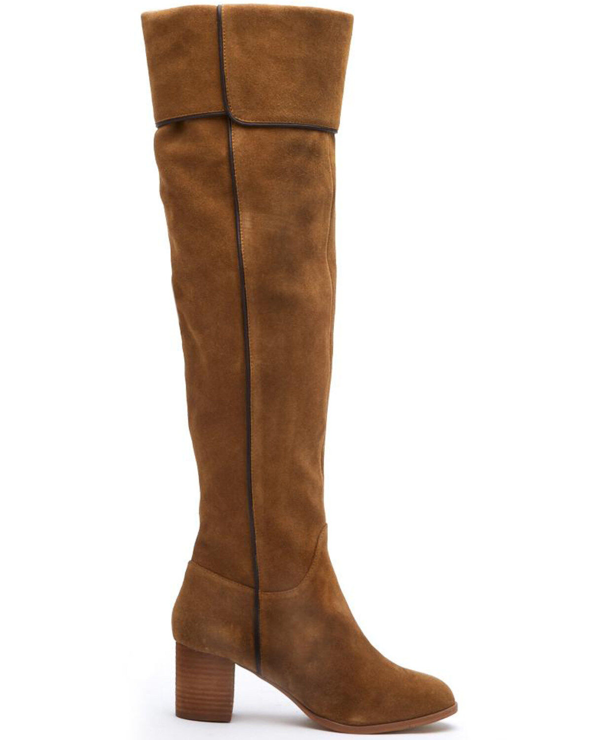 tan over the knee boots