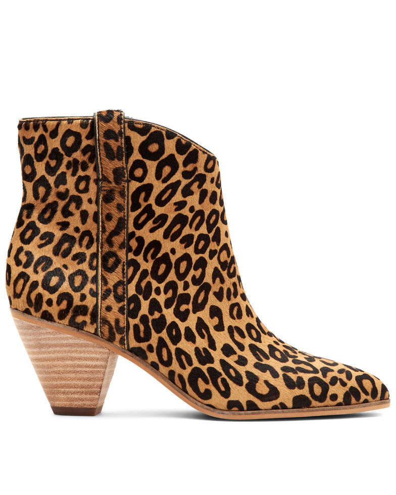 Frye Co Women S Maley Leopard Print Fashion Booties Pointed