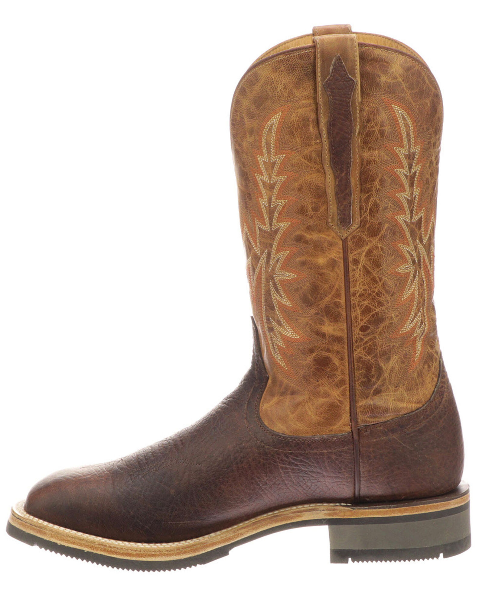Image #3 - Lucchese Men's Rudy Western Boots - Broad Square Toe, , hi-res