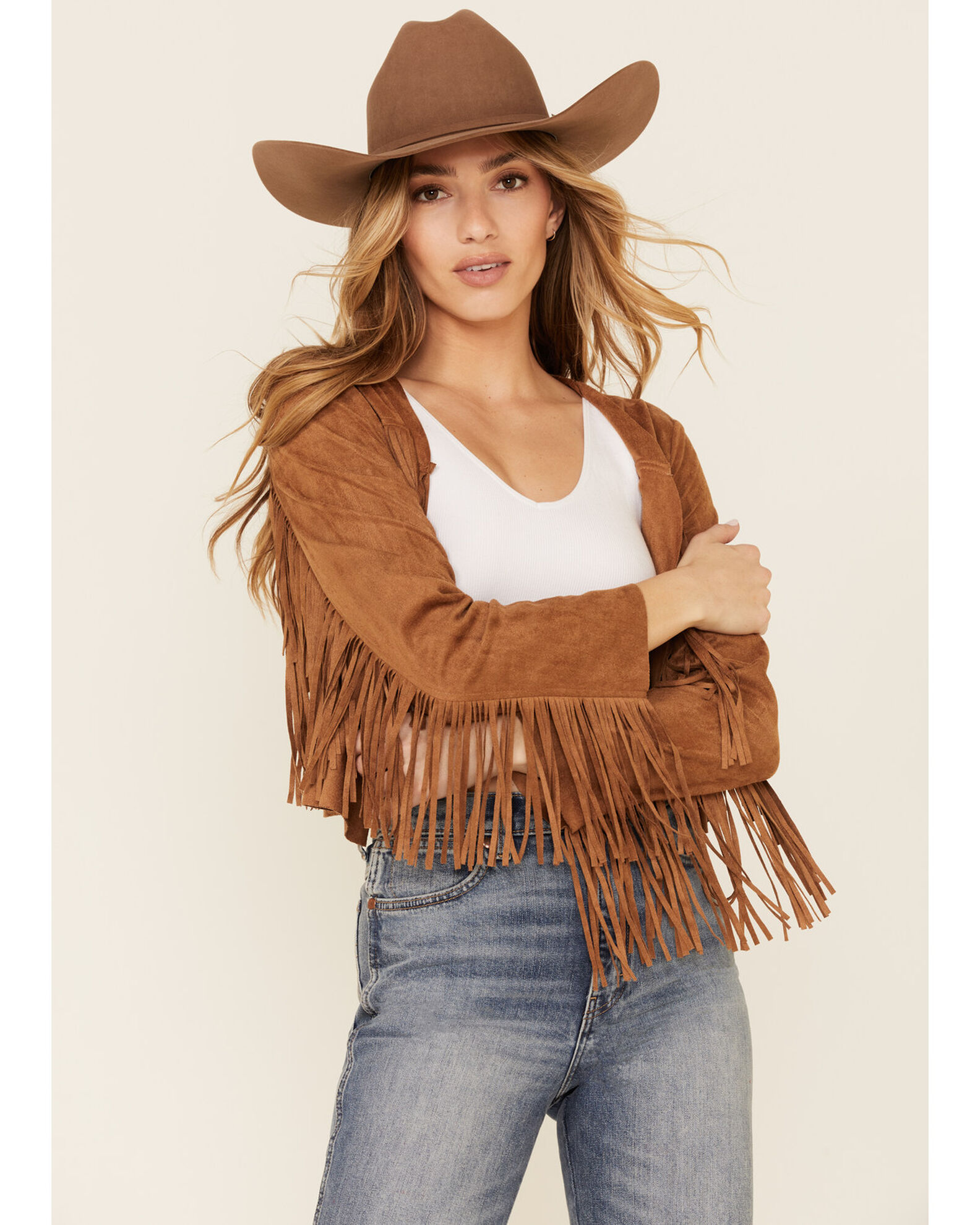 Fringe on deals jacket