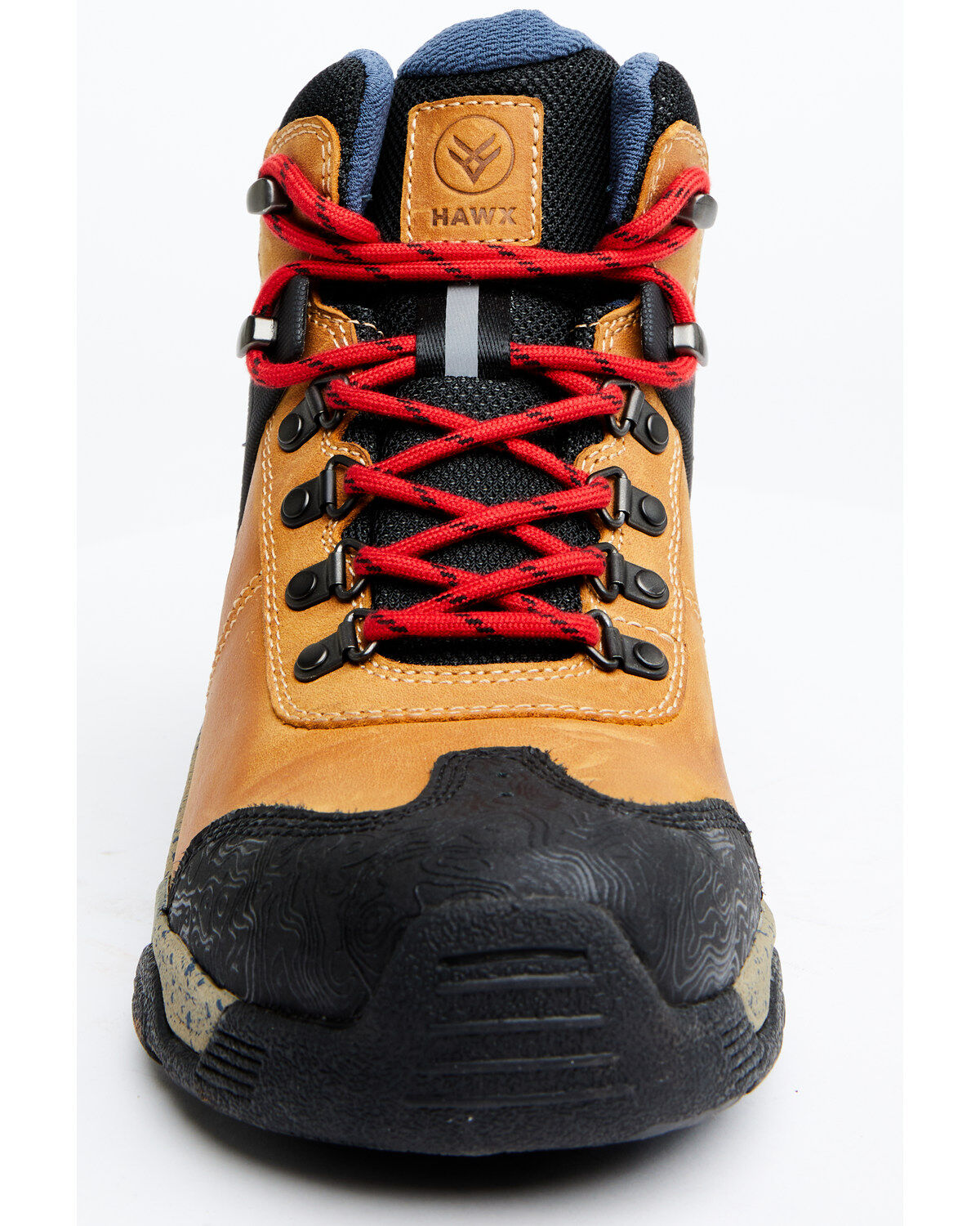 Image #4 - Hawx Men's Talon 3 Waterproof Lace-Up Hiking Work Boots - Broad Square Toe, Pecan, hi-res