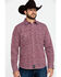 Image #1 - Rock 47 By Wrangler Men's Burgundy Paisley Print Long Sleeve Western Shirt  , , hi-res