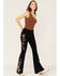 Image #1 - Driftwood Women's Farrah Feathery Corduroy Flare Pant, , hi-res