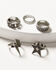 Image #1 - Idyllwind Women's Lauderdale 5-piece Silver Ring Set, Silver, hi-res