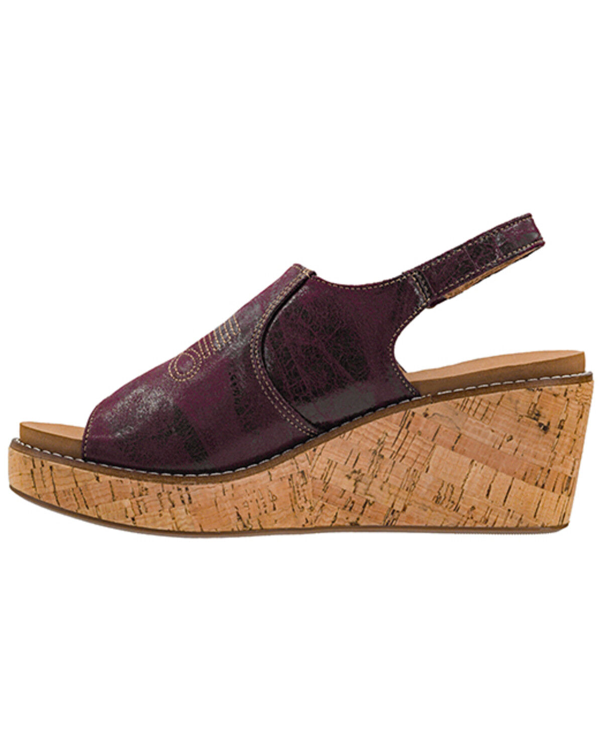 Image #3 - Corkys Women's Most Wanted Sandals, Burgundy, hi-res
