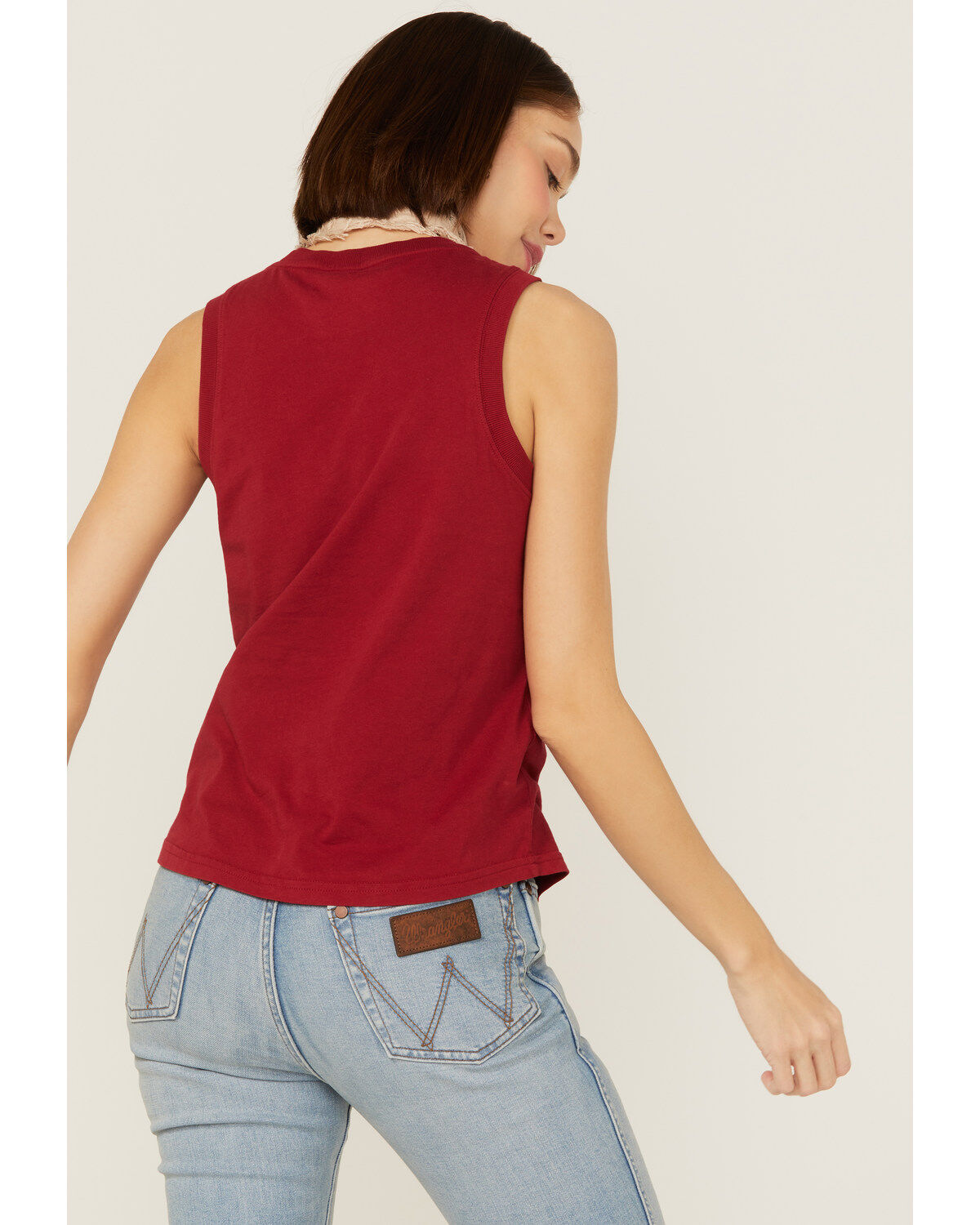 Image #3 - Shyanne Women's America Eagle Red Graphic Tank, , hi-res