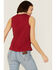Shyanne Women's America Eagle Red Graphic Tank, Red, hi-res