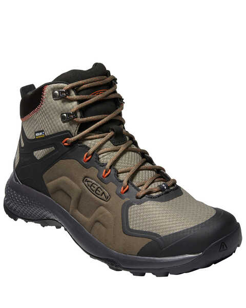 Keen Men's Explore Waterproof Hiking Boots - Soft Toe, Brown, hi-res