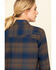 Image #5 - Ariat Women's Navy Plaid Rebar Flannel Durastretch Long Sleeve Work Shirt, , hi-res