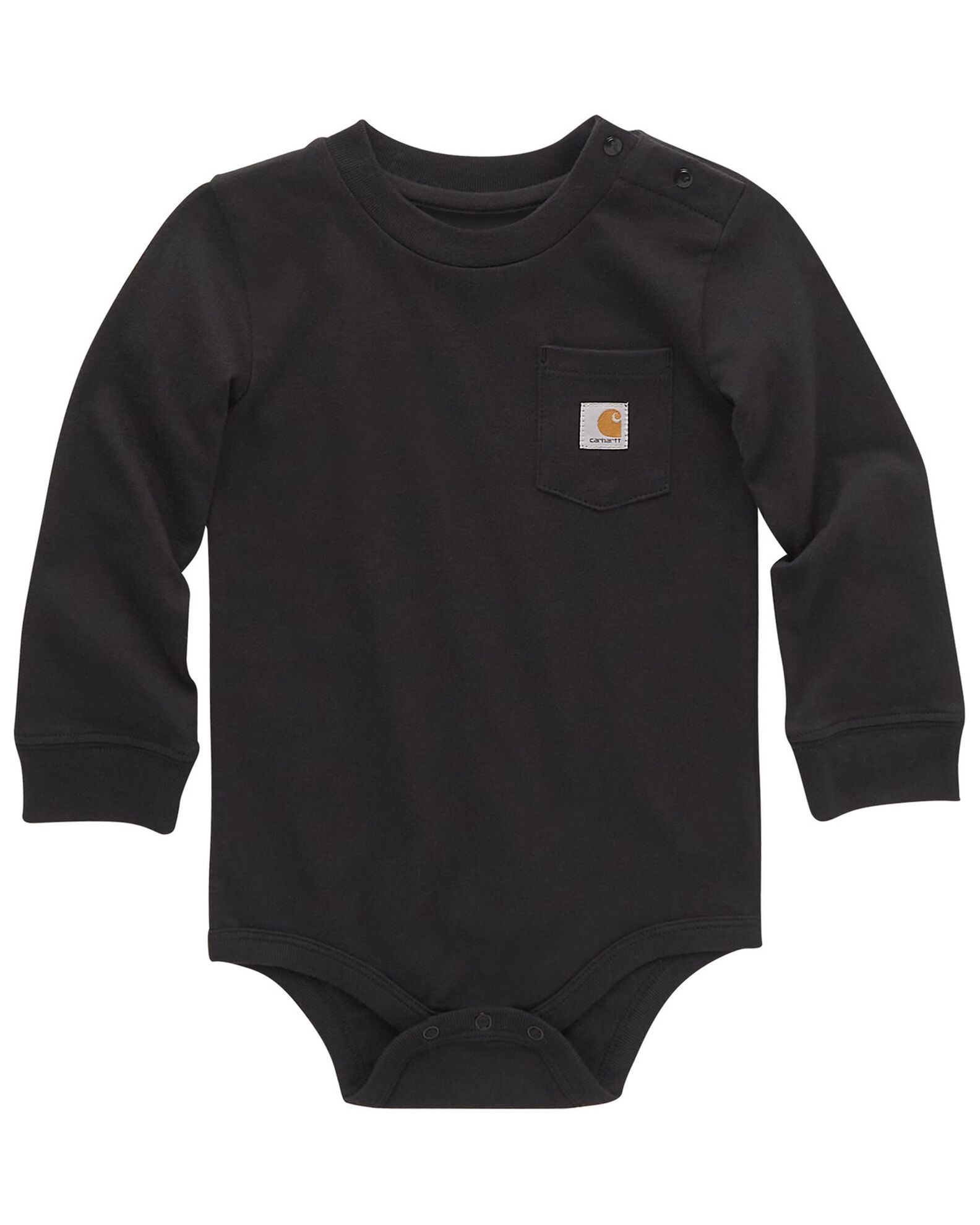 Carhartt Infant Boys Logo Pocket Long Sleeve Onesie Pueblo Mall