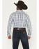Image #4 - Ariat Men's Cody Plaid Print Long Sleeve Button-Down Western Shirt, White, hi-res