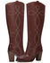 Image #8 - Frye Women's Corinne Tall Deco Stitch Fashion Boots - Round Toe, Red, hi-res