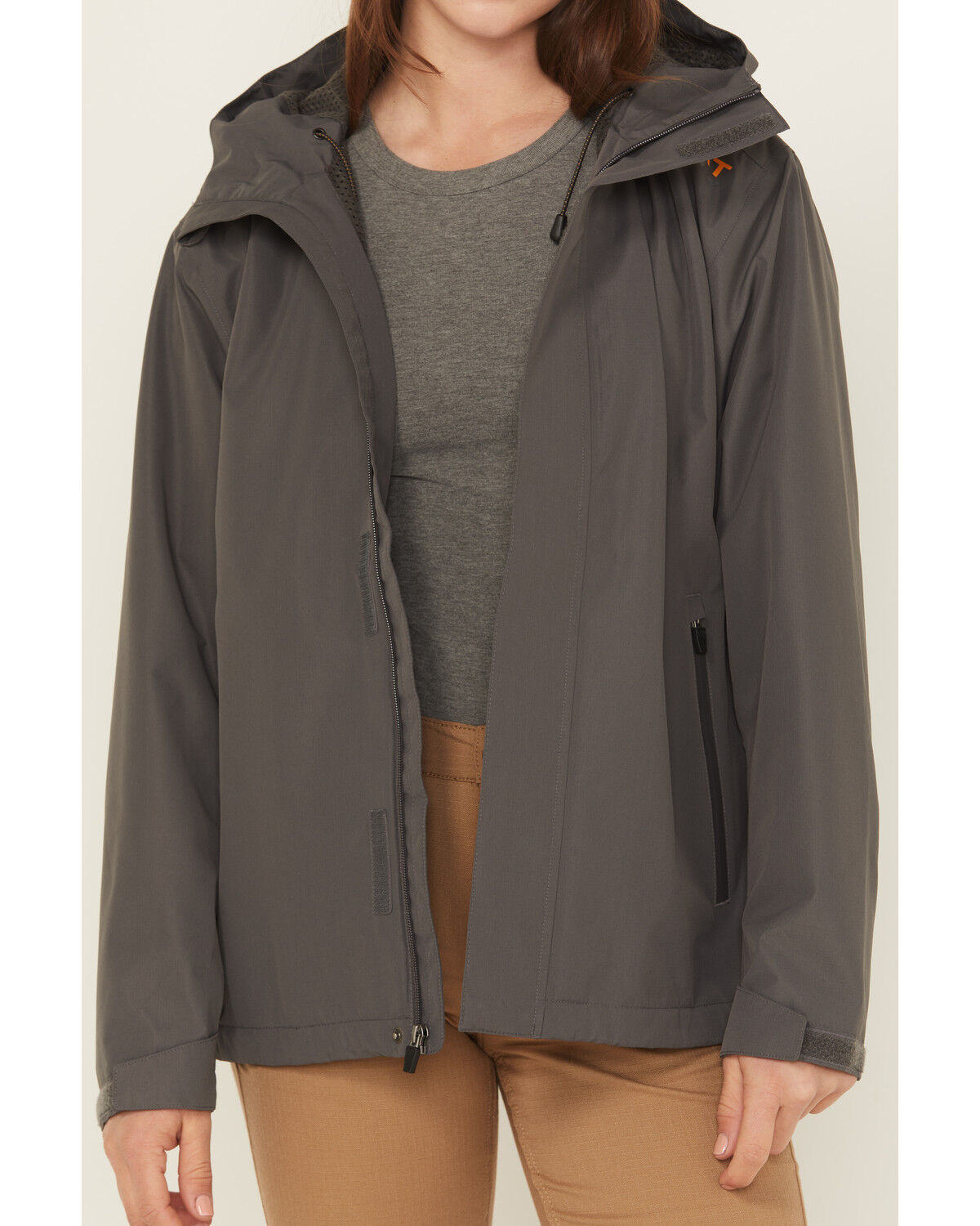 Image #3 - Ariat Women's Rebar Stormshell Waterproof Jacket, Grey, hi-res