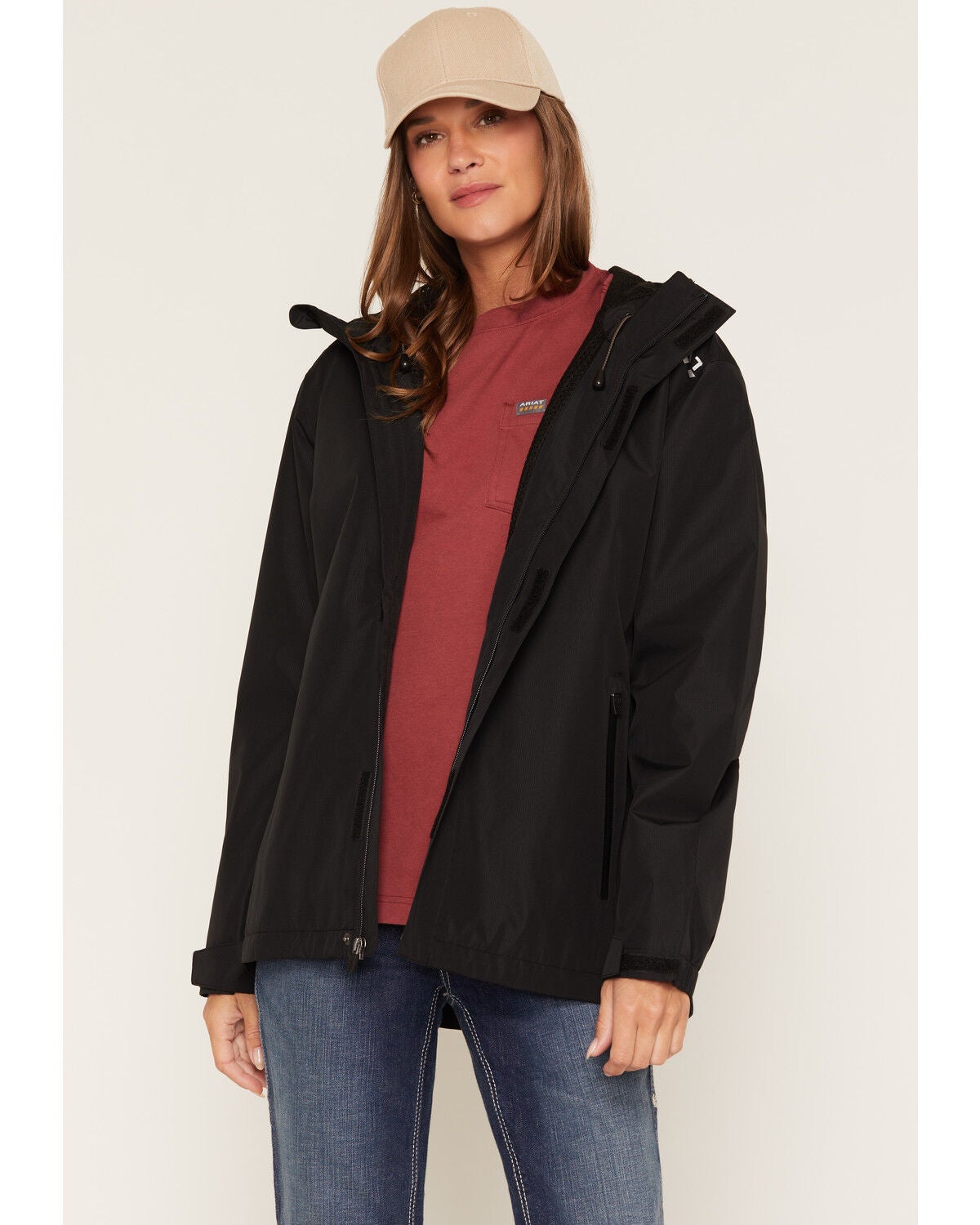 Ariat Women's Stormshell H2O Work Jacket, Black, hi-res