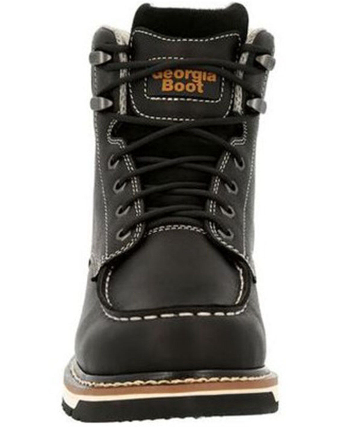 Image #4 - Georgia Boot Men's AMP LT Wedge Work Boots - Soft Toe, Black, hi-res