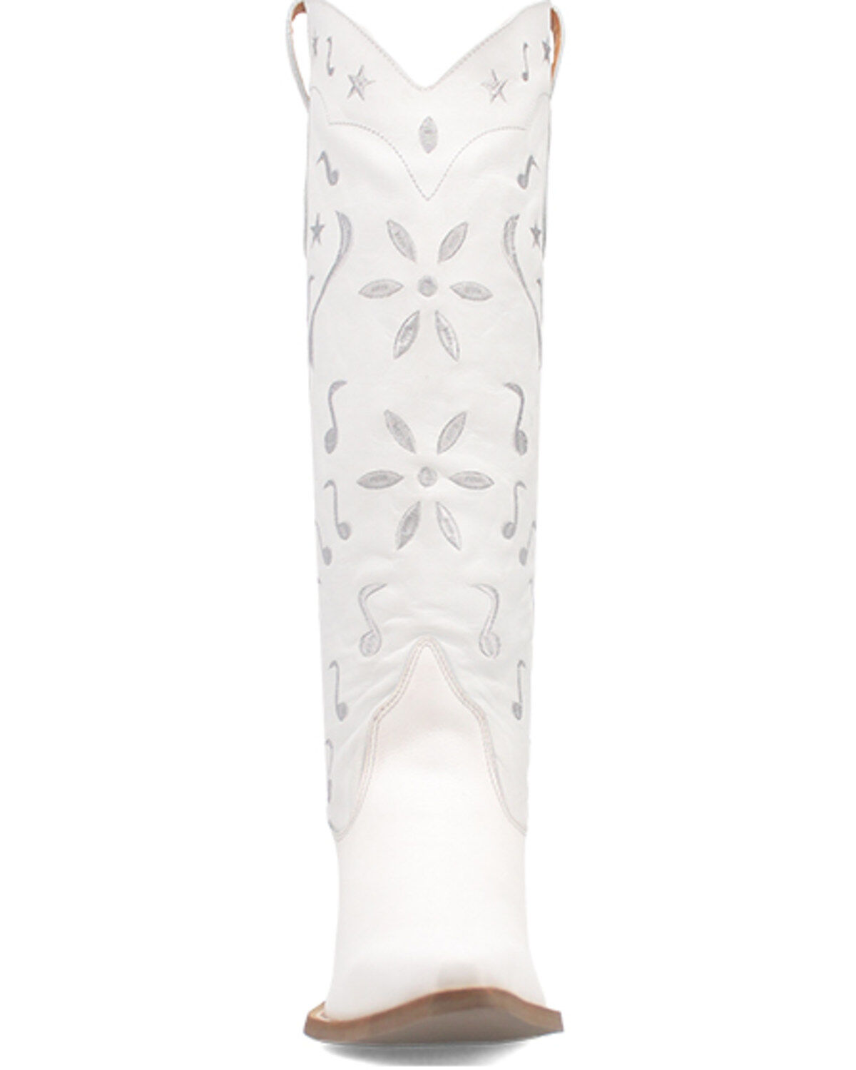 Image #4 - Dingo Women's Rhymin Tall Western Boots - Snip Toe, White, hi-res