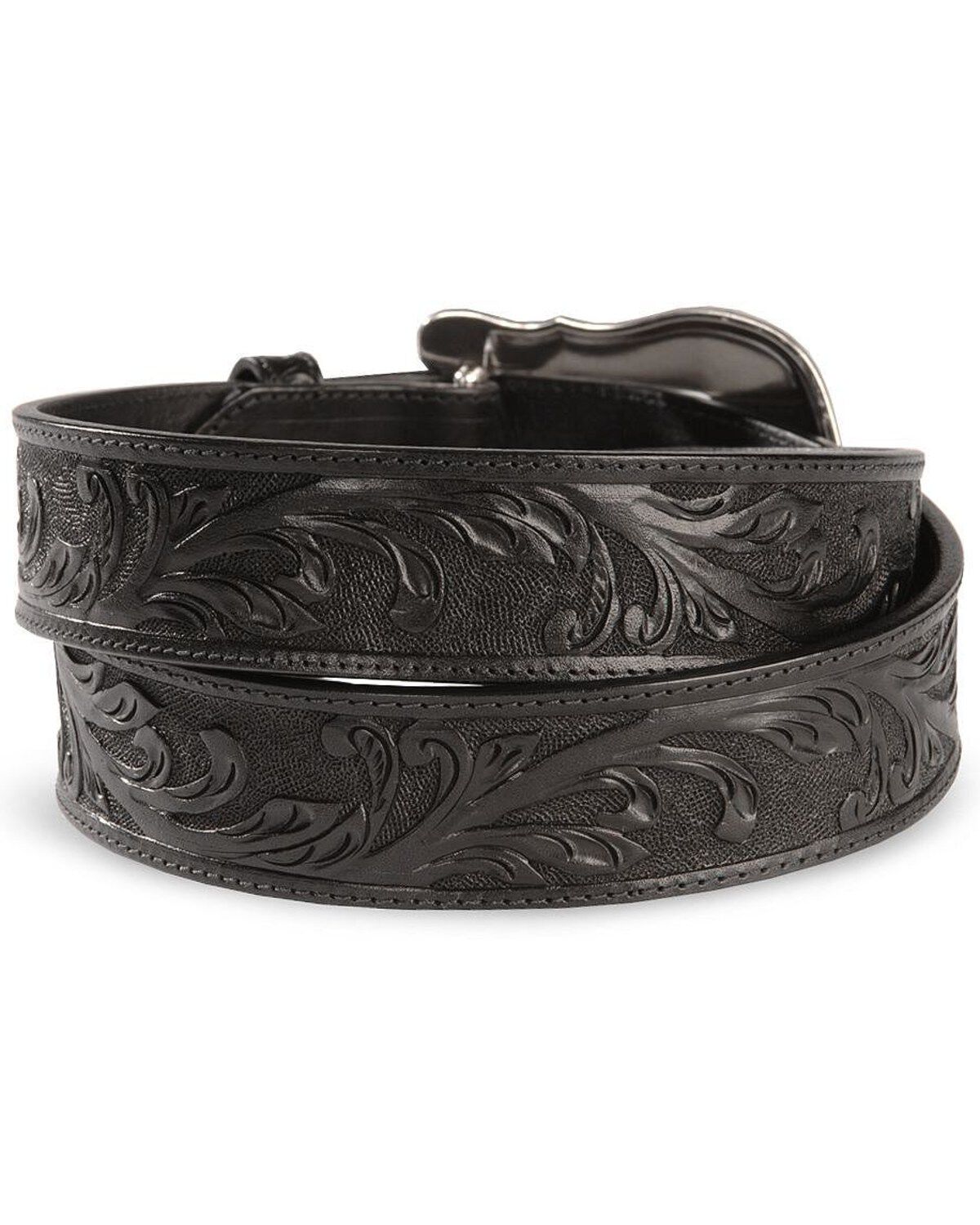 Image #2 - Tony Lama Men's Westerly Ride Belt, Black, hi-res