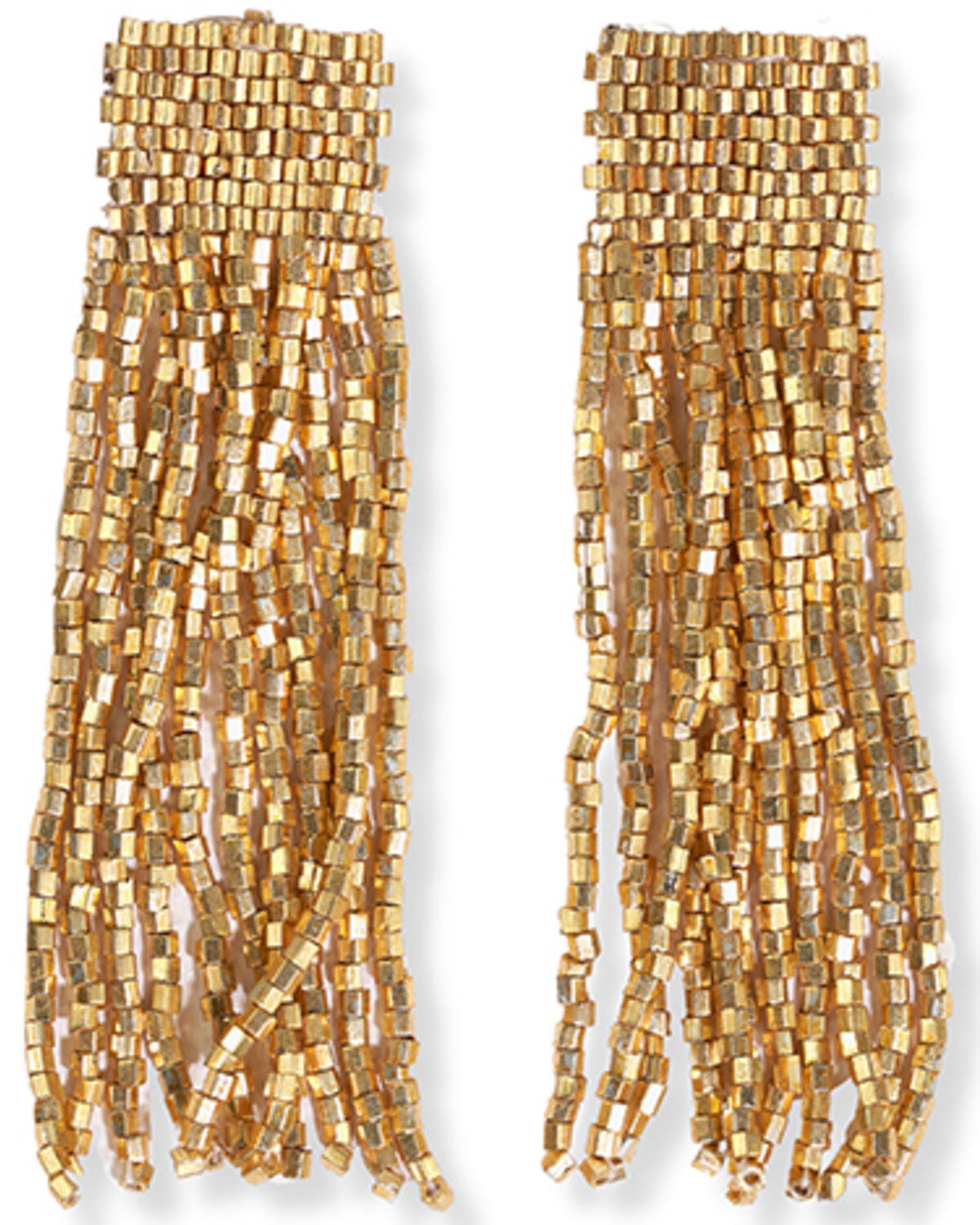 Ink + Alloy Women's Marilyn Solid Beaded Fringe Earrings, Multi, hi-res